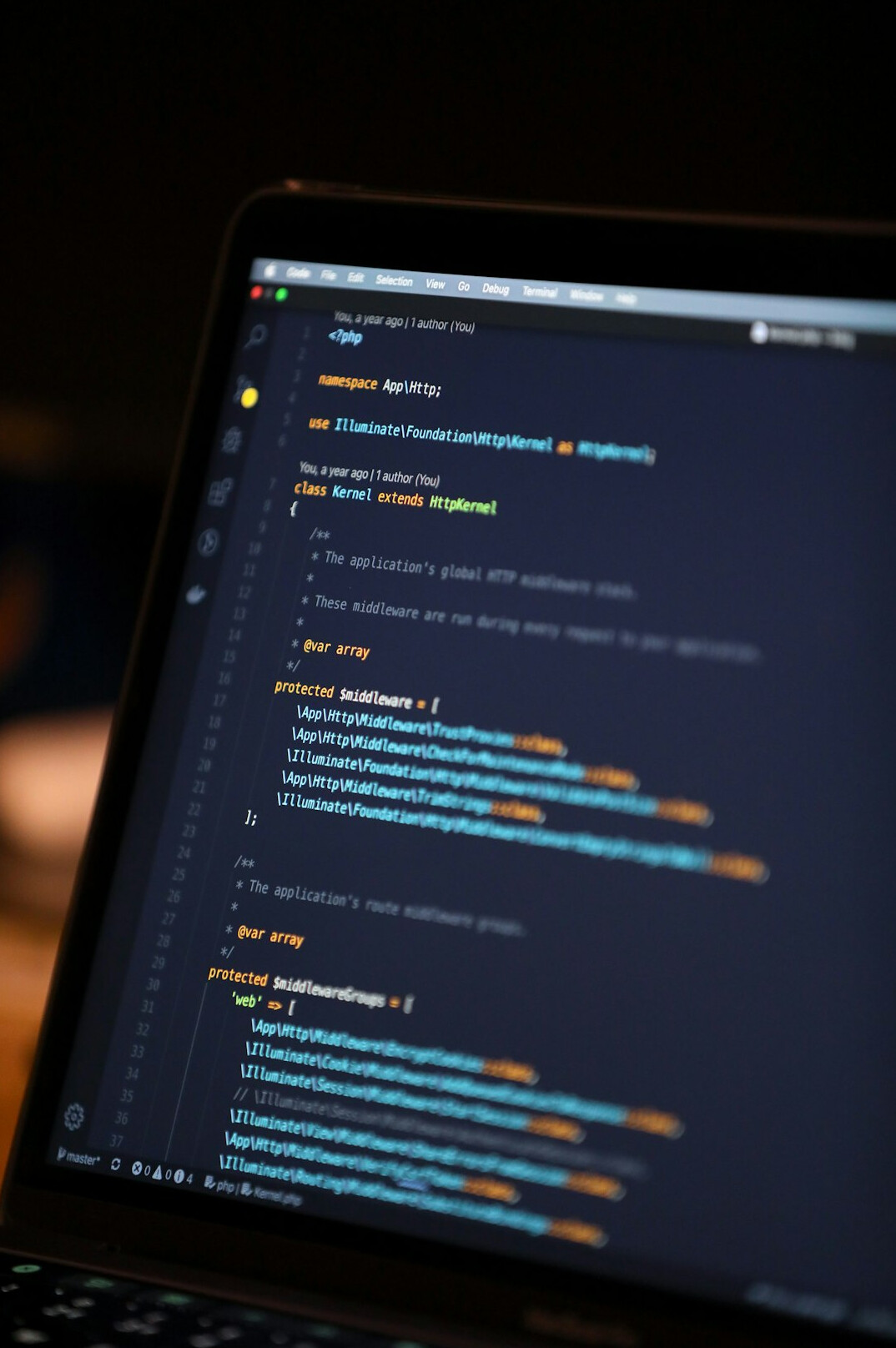 programmer writing insurance code