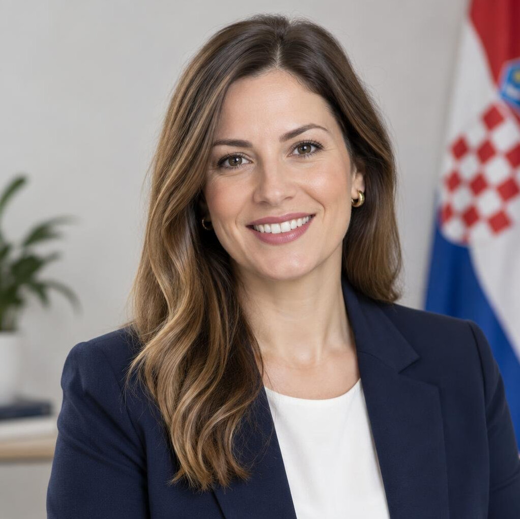 Portrait of a smiling woman professional